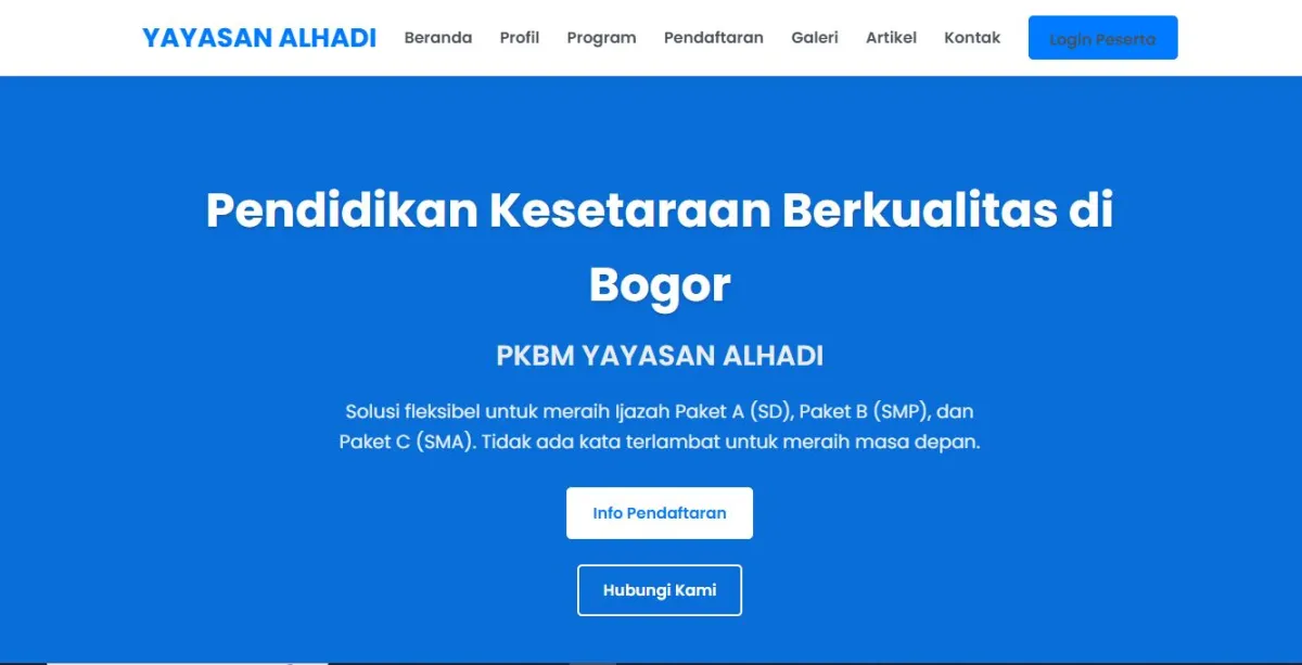 PKBM Yayasan Alhadi Karanggan